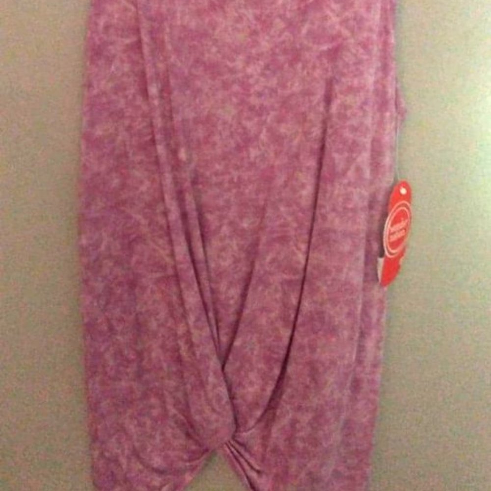 Wonder Nation girls Tank Top pinkish purple tiedye size 10/12 K-130